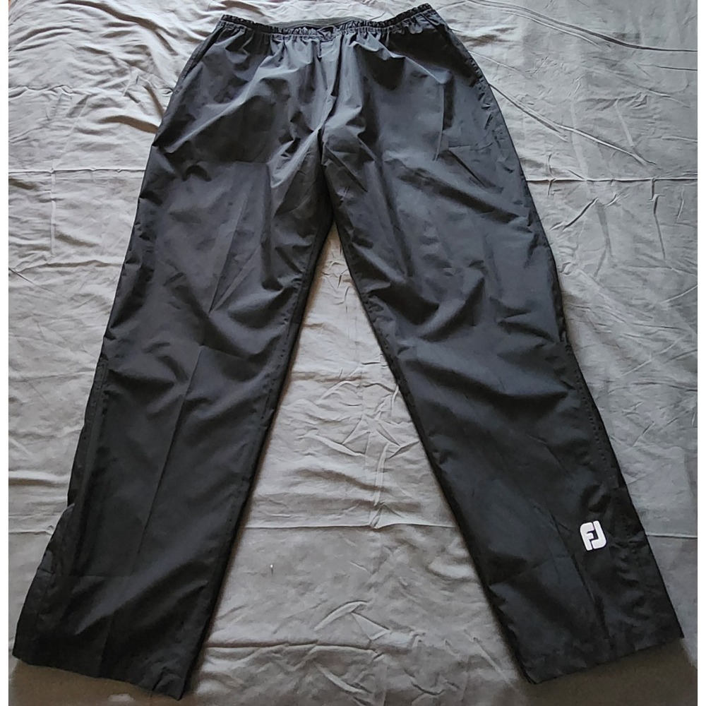 FootJoy FJ DryJoys HydroLite Golf Rain Pants Black XXL Waterproof Grip Waist